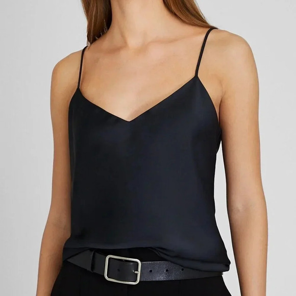 Black V-Neck  Camisole, Club Monaco, US S - Picture 1 of 5
